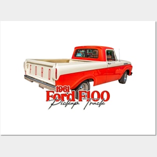 1961 Ford F100 Pickup Truck Posters and Art